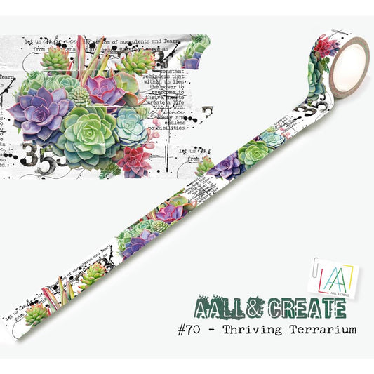 AALL & Create - Layer it Up Washi Tape - 70 Thriving Terrarium - The Crafty Kiwi
