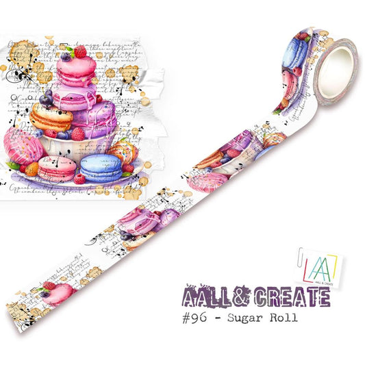 AALL & Create - Layer it Up Washi Tape - 96 Sugar Roll - The Crafty Kiwi