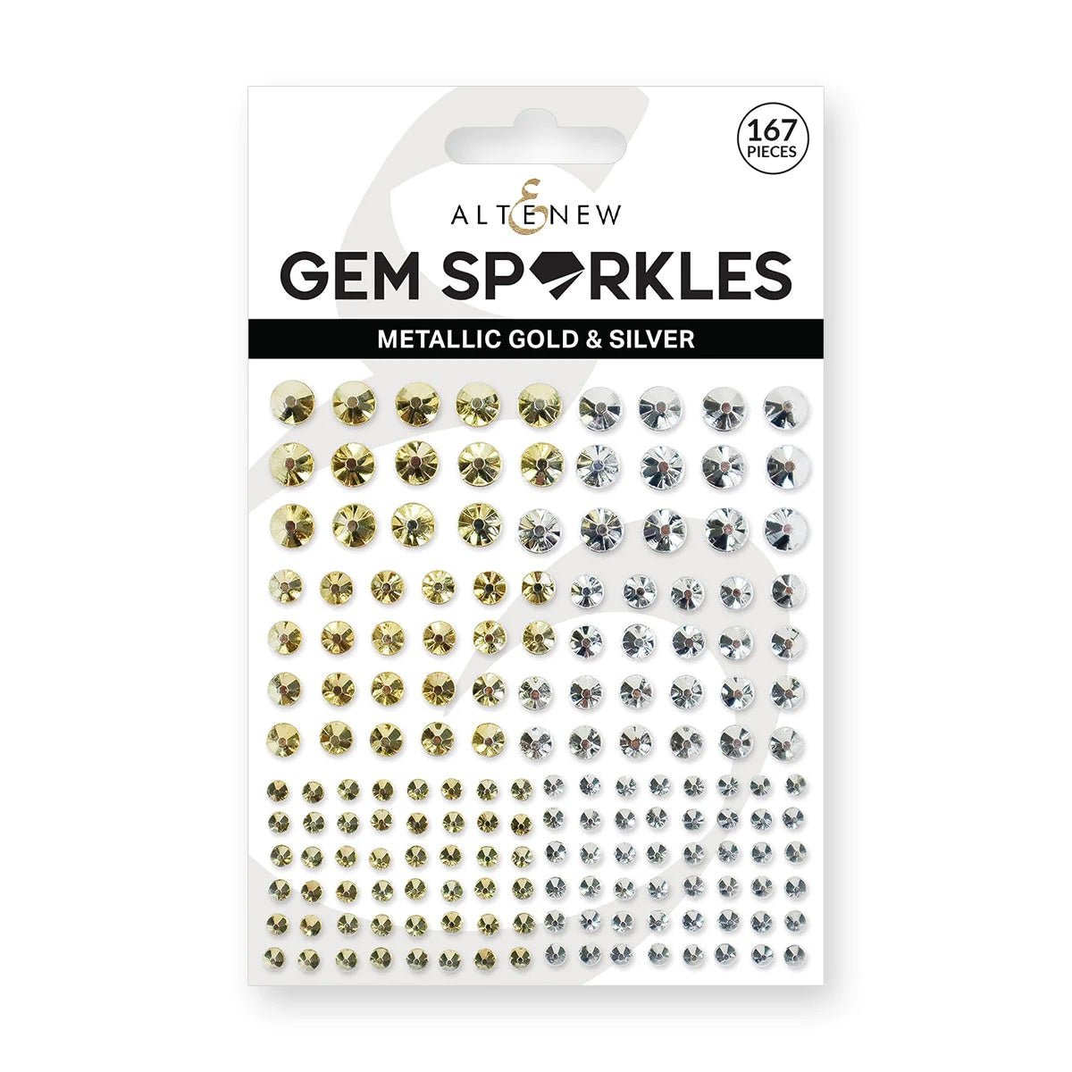 Altenew - Gem Sparkles - Metallic Gold & Silver - The Crafty Kiwi