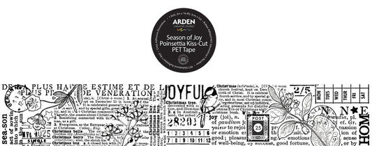 Arden Creative Studio - Season of Joy - Kiss - Cut PET Tape - The Crafty Kiwi