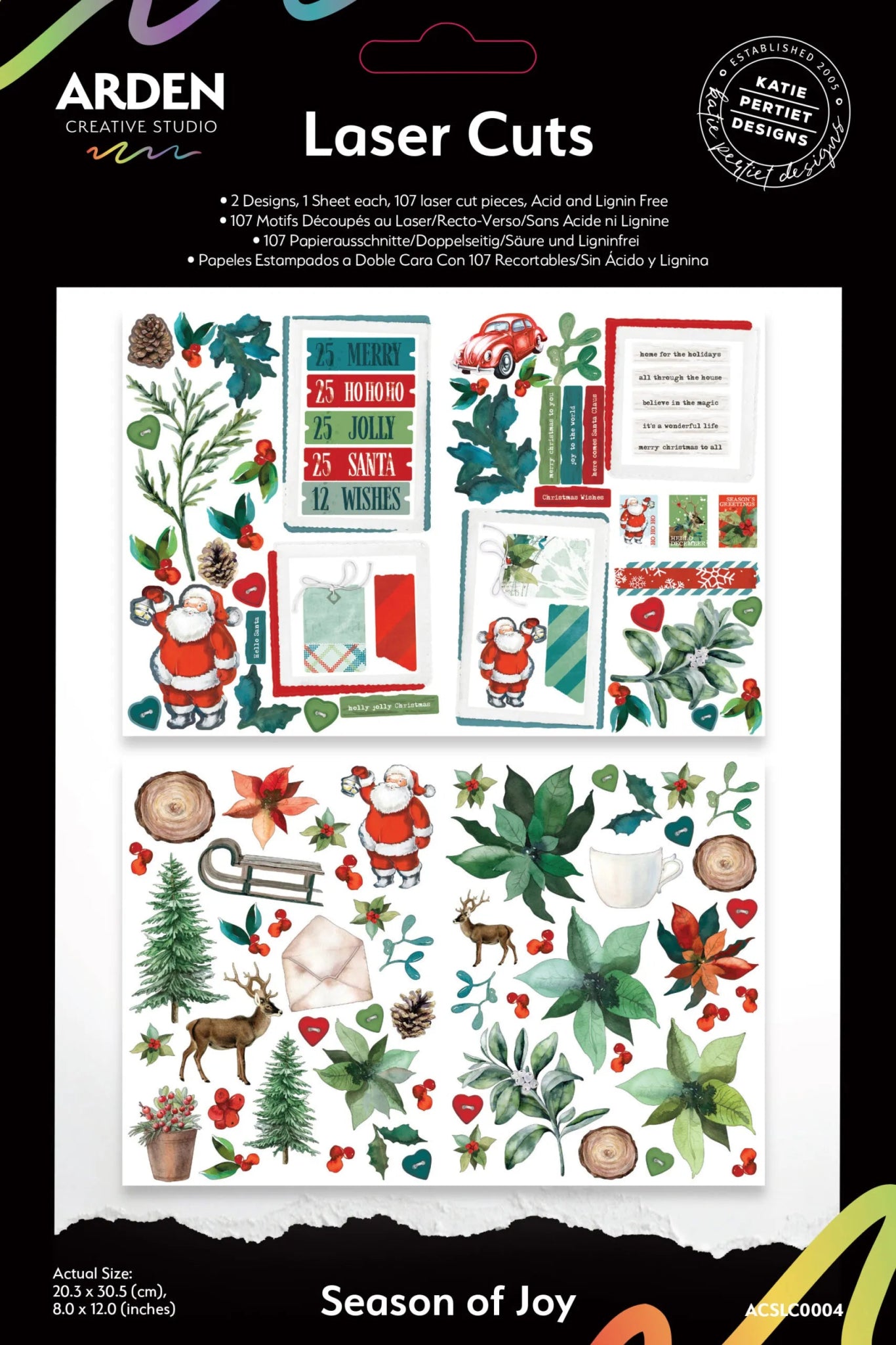 Arden Creative Studio - Season of Joy - Laser Cuts - The Crafty Kiwi