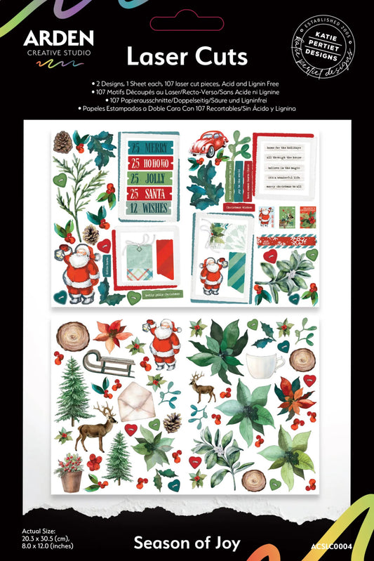 Arden Creative Studio - Season of Joy - Laser Cuts - The Crafty Kiwi