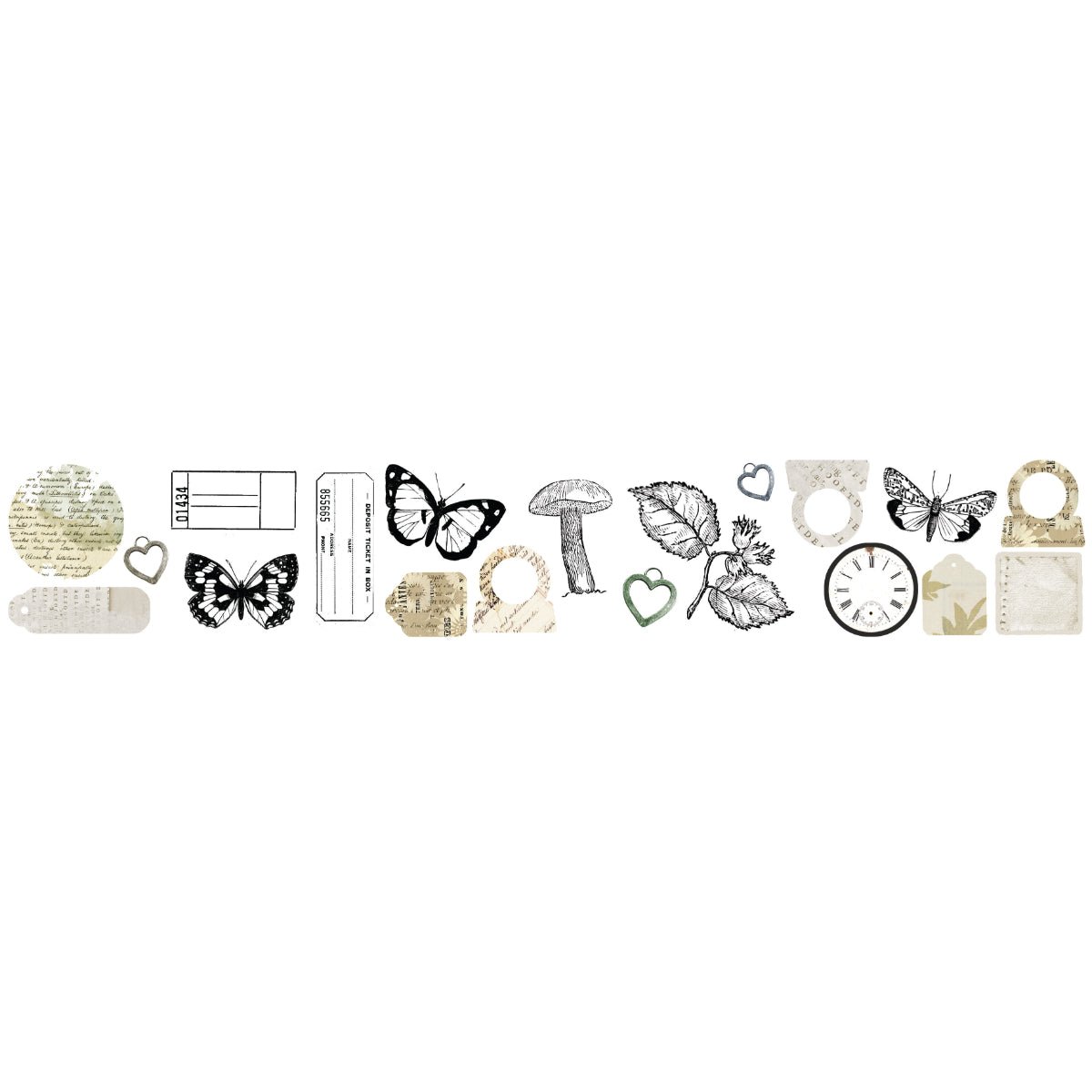 Arden Creative Studio - Vintage Maker - Essentials Kiss - Cut PET Tape - The Crafty Kiwi