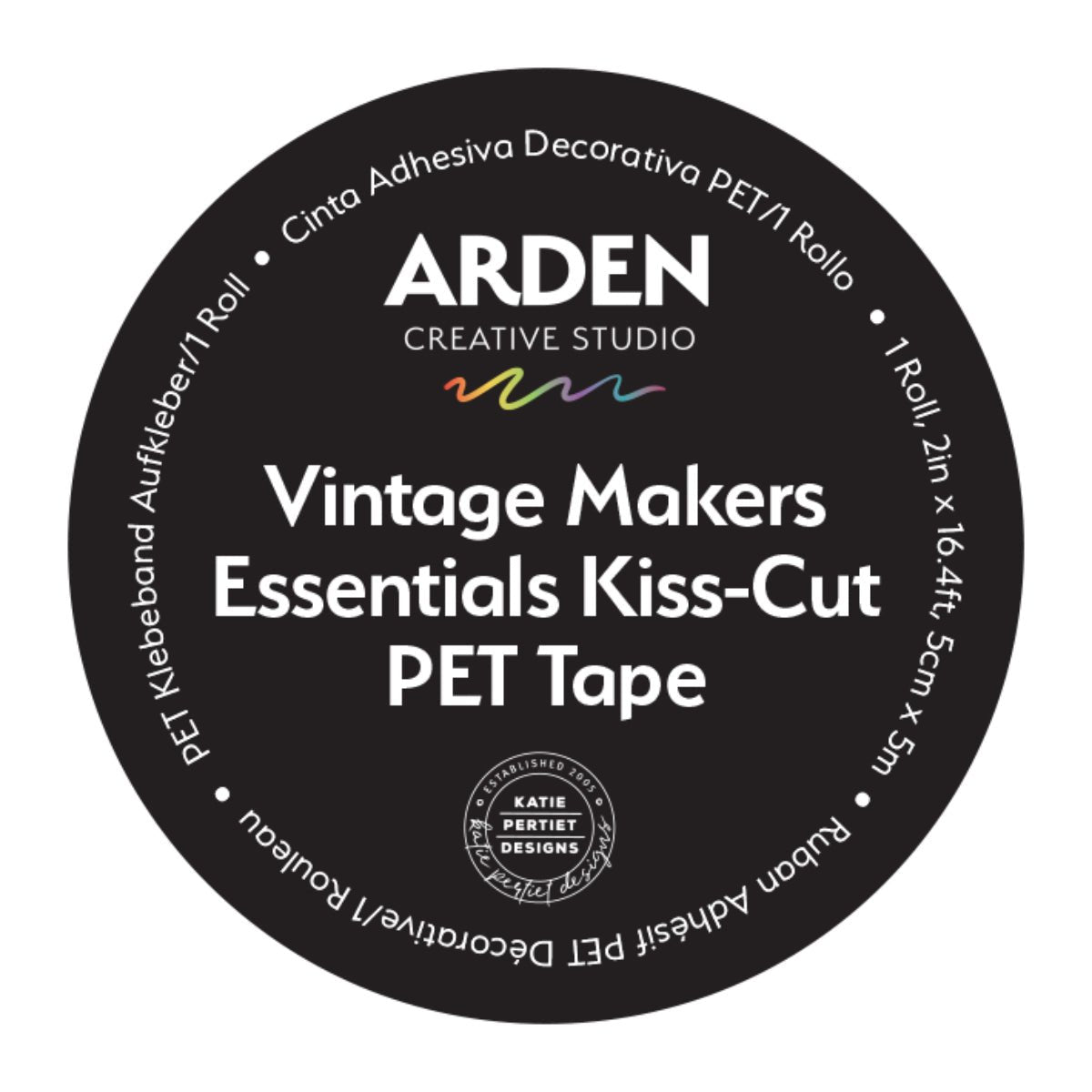 Arden Creative Studio - Vintage Maker - Essentials Kiss - Cut PET Tape - The Crafty Kiwi
