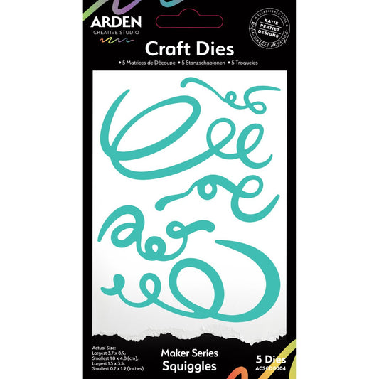 Arden Creative Studio - Vintage Maker - Squiggles Die Set - The Crafty Kiwi