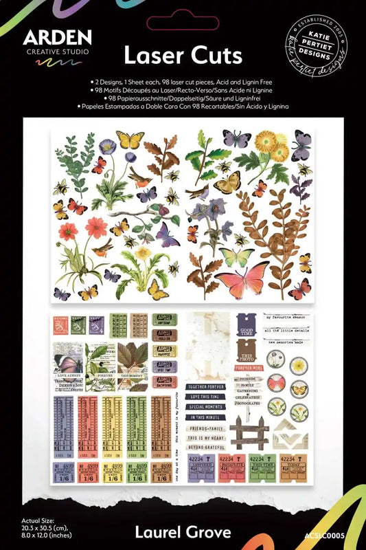 Arden - Laurel Grove - Laser Cuts - The Crafty Kiwi
