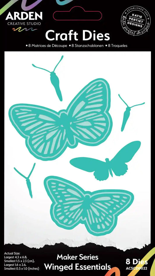 Arden - Maker Series - Winged Essentials Die Set - The Crafty Kiwi