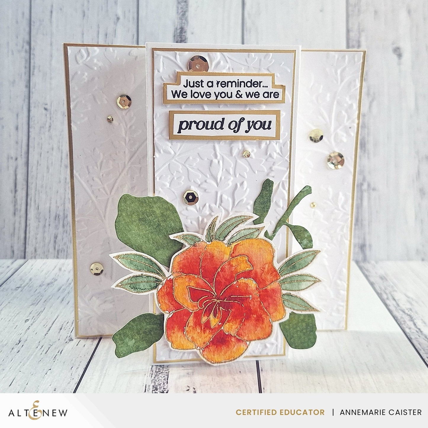 Card Class - Watercolour Techniques Fancy - Fold Card (Thursday 28/8/25 1.30pm - 4.30pm) - The Crafty Kiwi