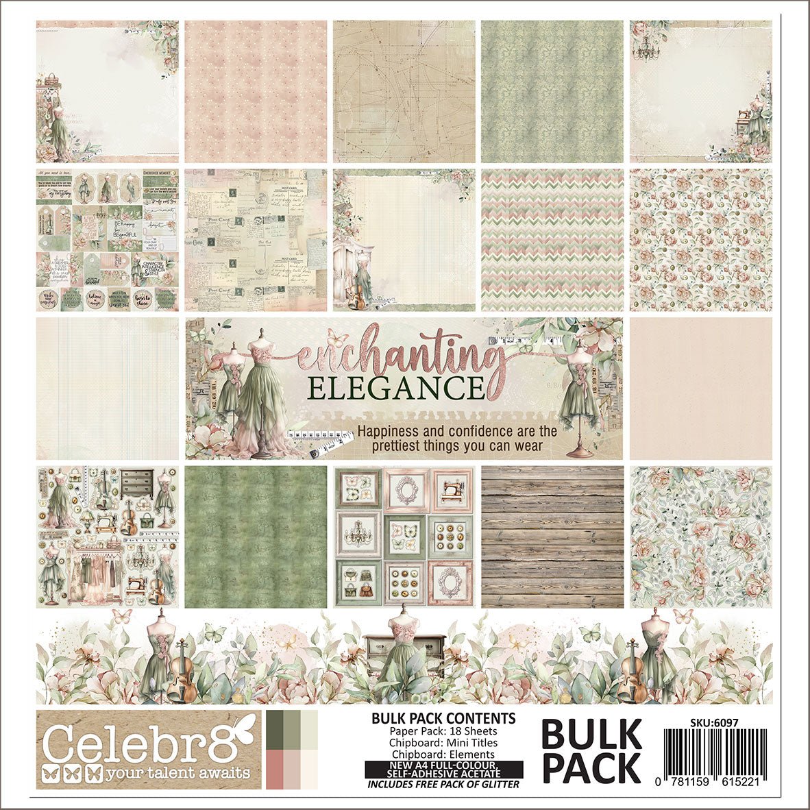 Celebr8 - Enchanting Elegance Bulk Pack - The Crafty Kiwi