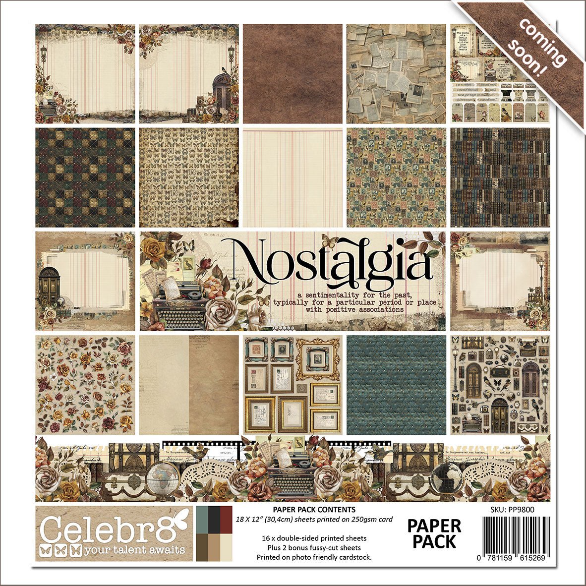 Celebr8 - Nostalgia Bulk Pack - The Crafty Kiwi