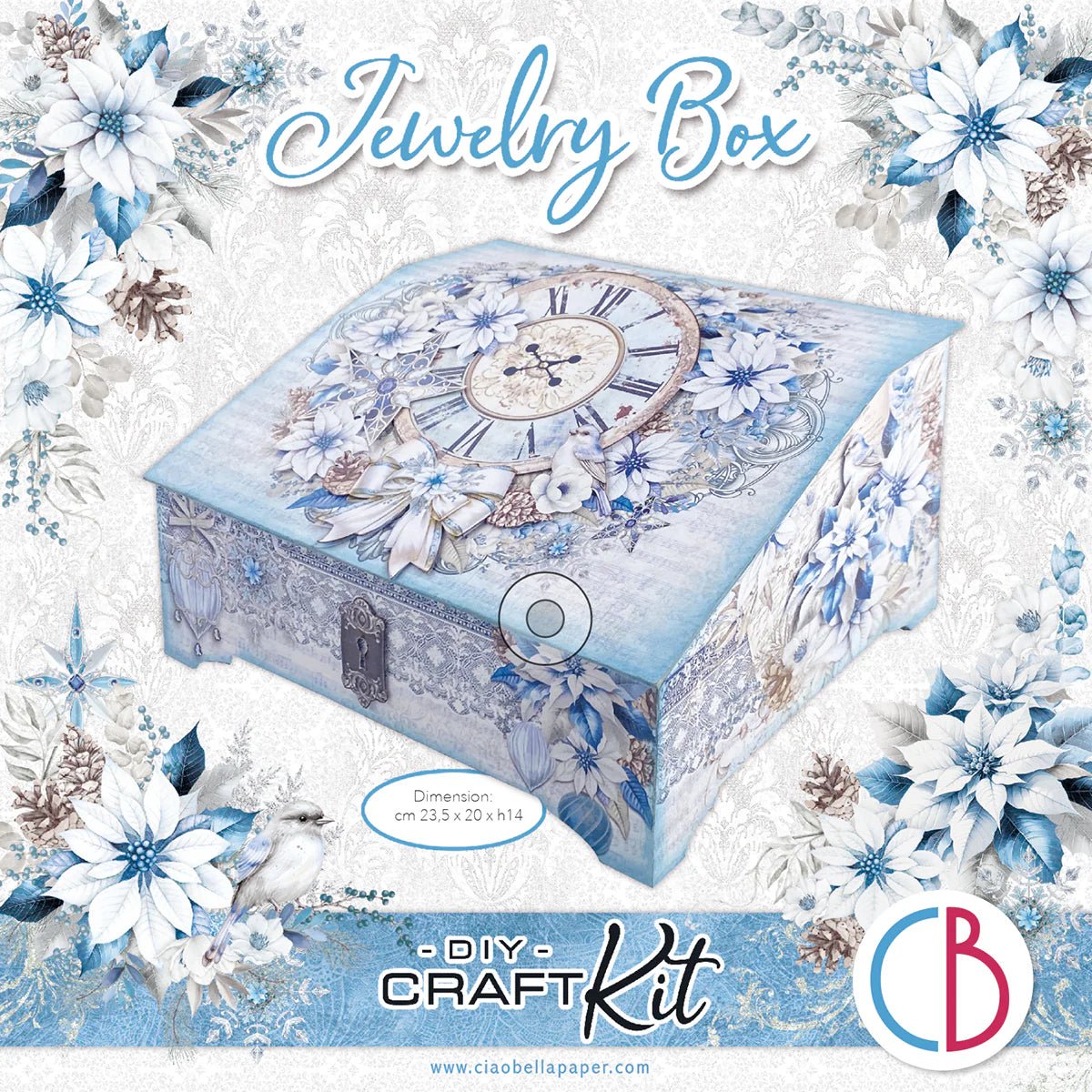 Ciao Bella - Jewelry Box/Stationery Box/Storage Box Kit - The Crafty Kiwi