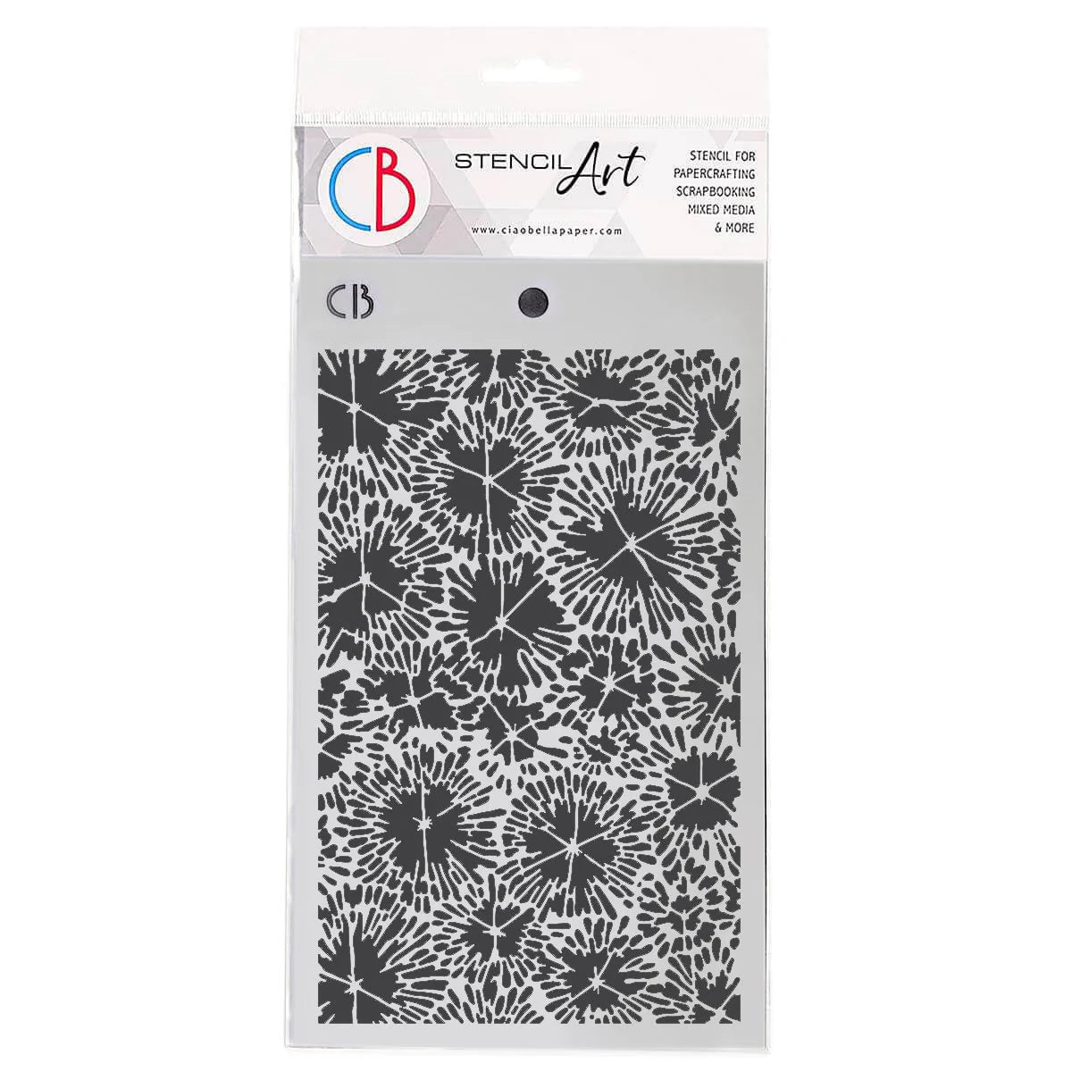 Ciao Bella - Stencil Art - Fossils - The Crafty Kiwi
