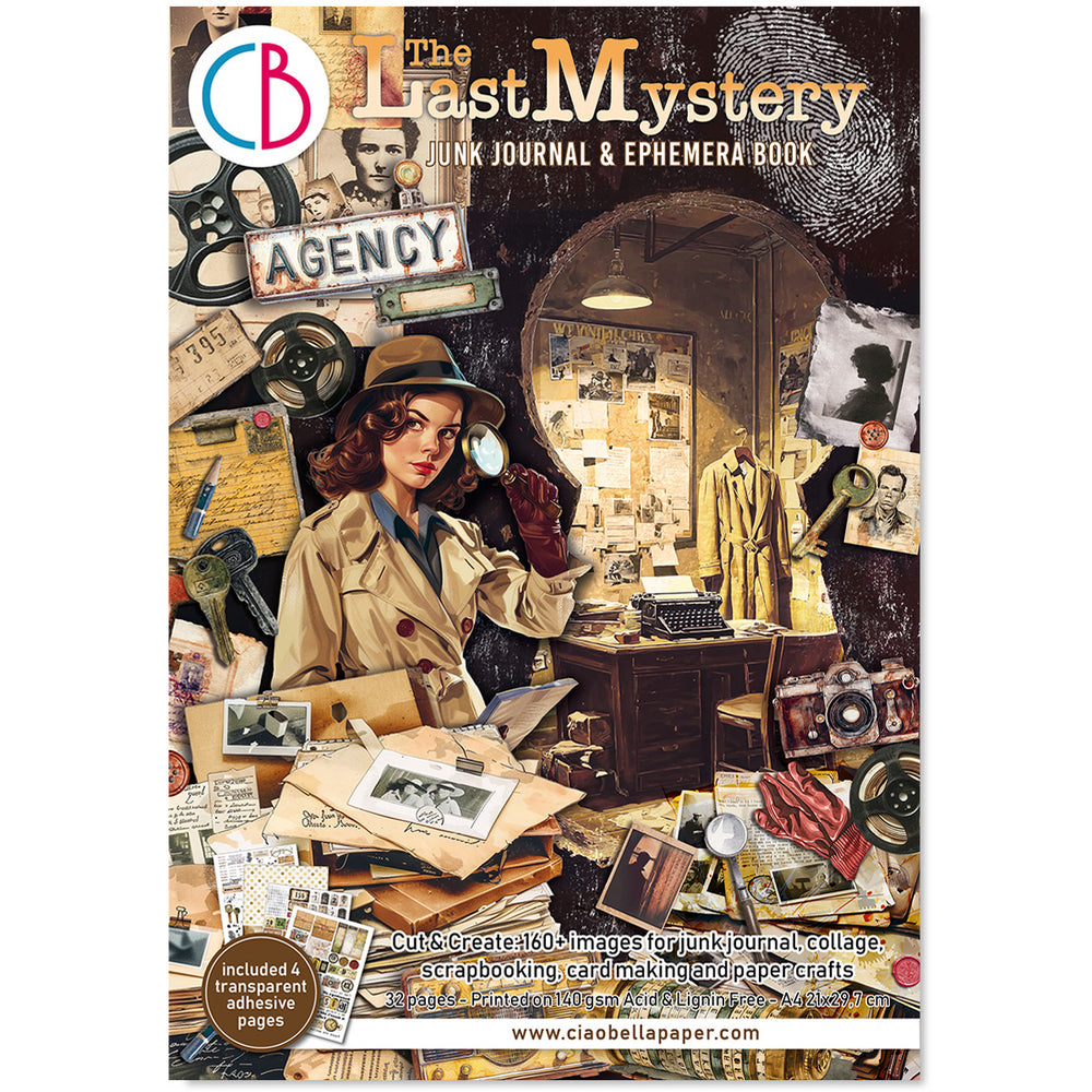 Ciao Bella - Junk Journal & Ephemera Book - The Last Mystery (A4 32/pg)