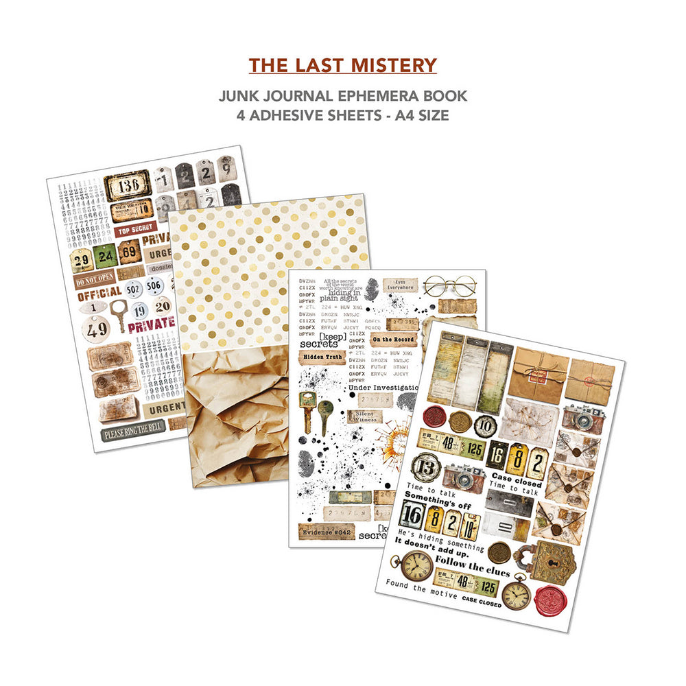 Ciao Bella - Junk Journal & Ephemera Book - The Last Mystery (A4 32/pg)