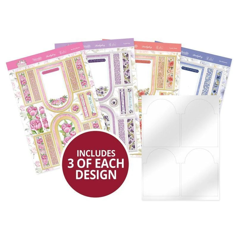 Hunkydory Crafts - Floral Archway Concept Card Kit (4/pack)