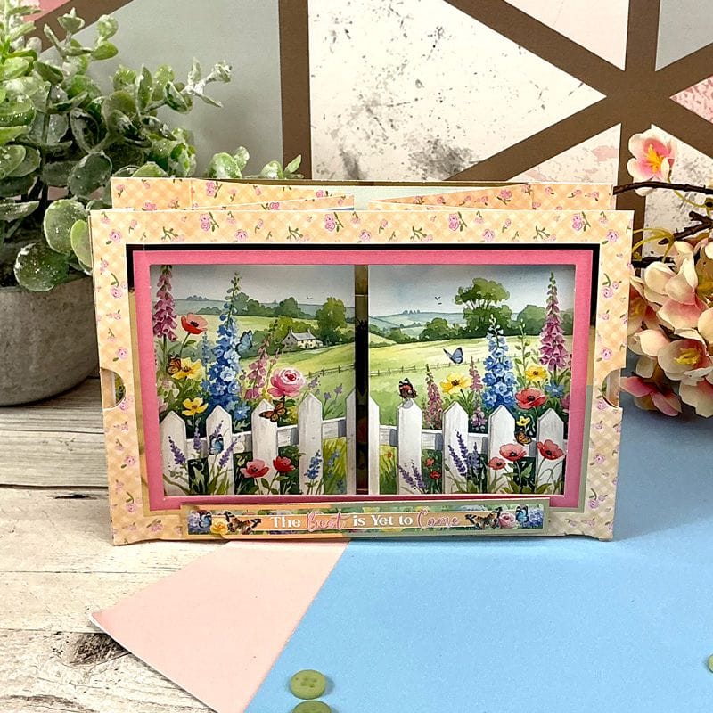 Hunkydory Crafts - Secret Centrepiece - Slider Reveal Card Kit (6/cards)
