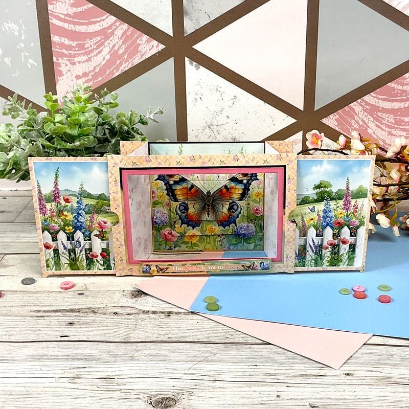 Hunkydory Crafts - Secret Centrepiece - Slider Reveal Card Kit (6/cards)