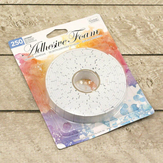 Couture Creations - Adhesive Foam Rectangles (250/roll) - The Crafty Kiwi