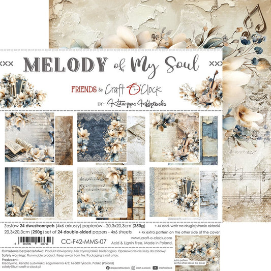 Craft O' Clock - Melody of My Soul - 8x8 Paper Collection