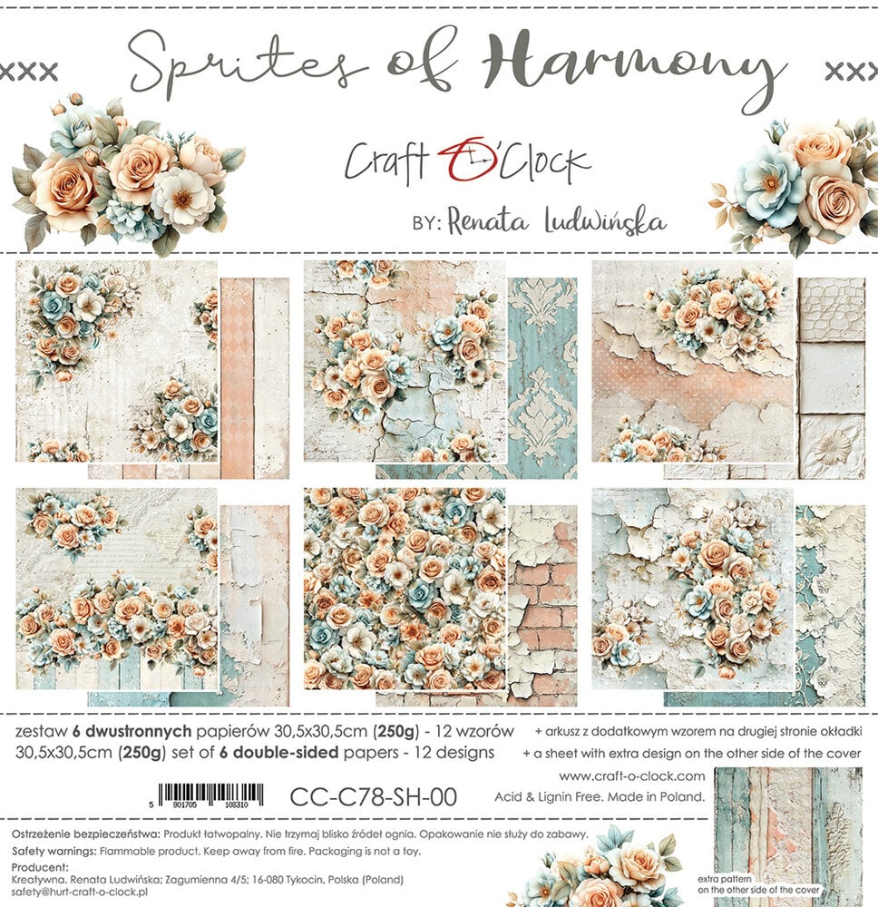 Craft O'Clock - Sprites of Harmony - 12x12 Paper Pack