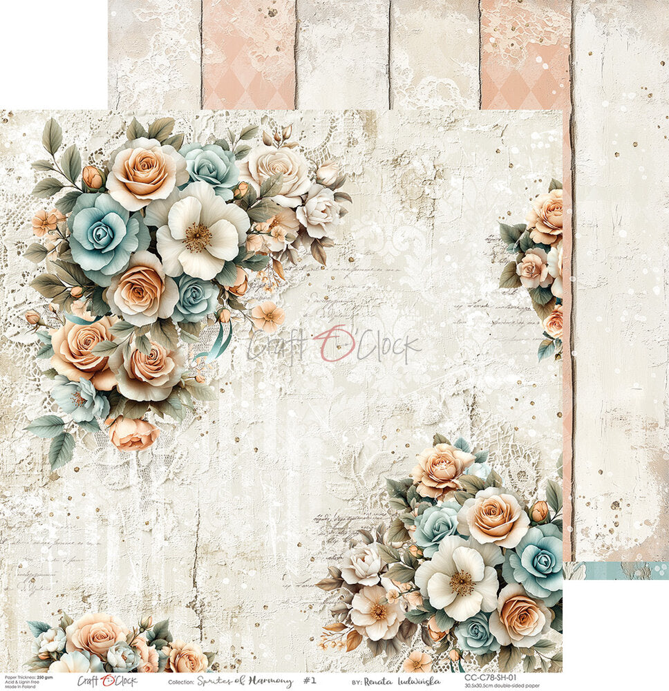 Craft O'Clock - Sprites of Harmony - 12x12 Paper Pack