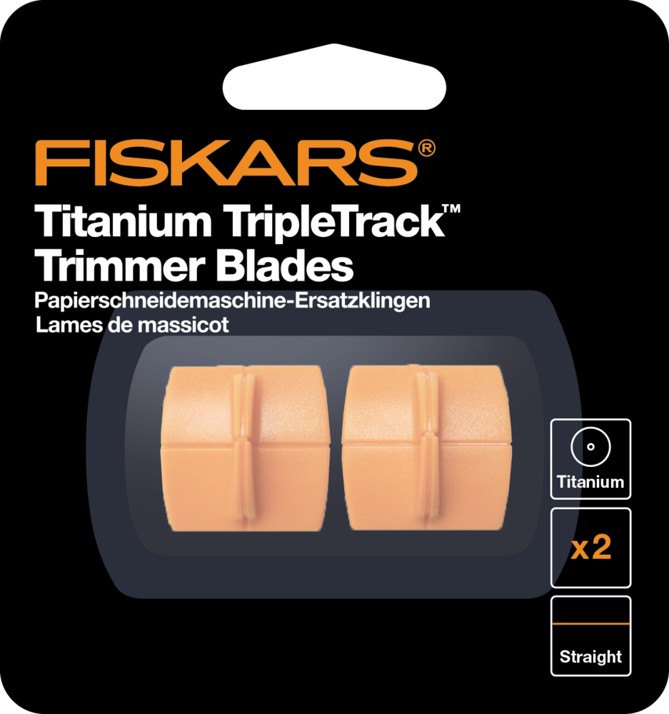 Fiskars - Paper Trimmer Blades TripleTrack TITANIUM (2pcs)
