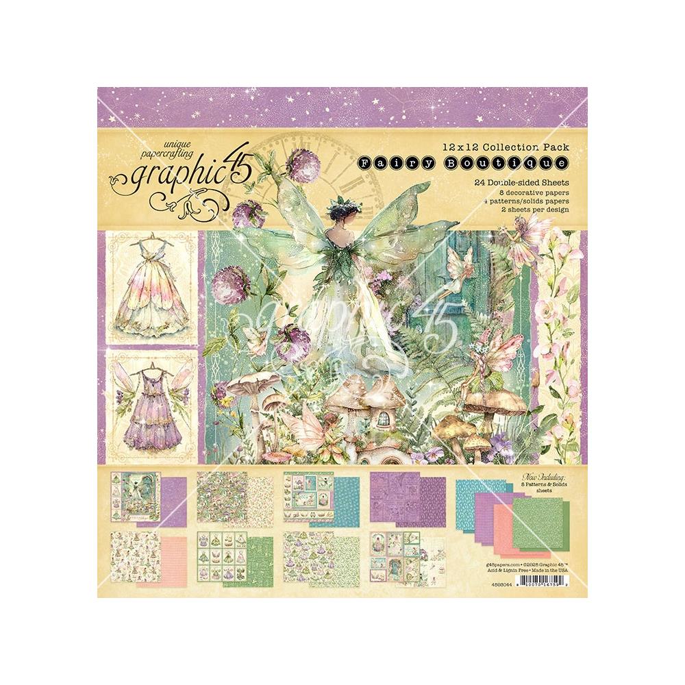 Graphic 45 - Fairy Boutique 12x12 Bundle (3 products) - The Crafty Kiwi