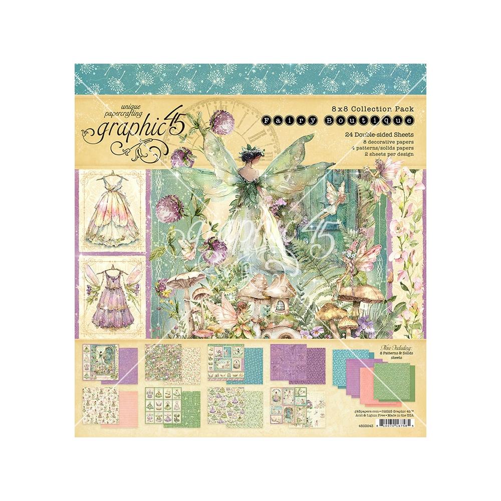 Graphic 45 - Fairy Boutique 8x8 Bundle (2 products) - The Crafty Kiwi