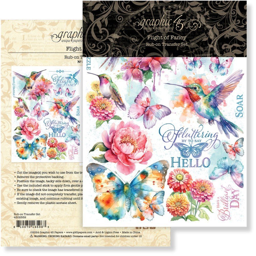 Graphic 45 - Flight of Fantasy Bundle Kit - The Crafty Kiwi