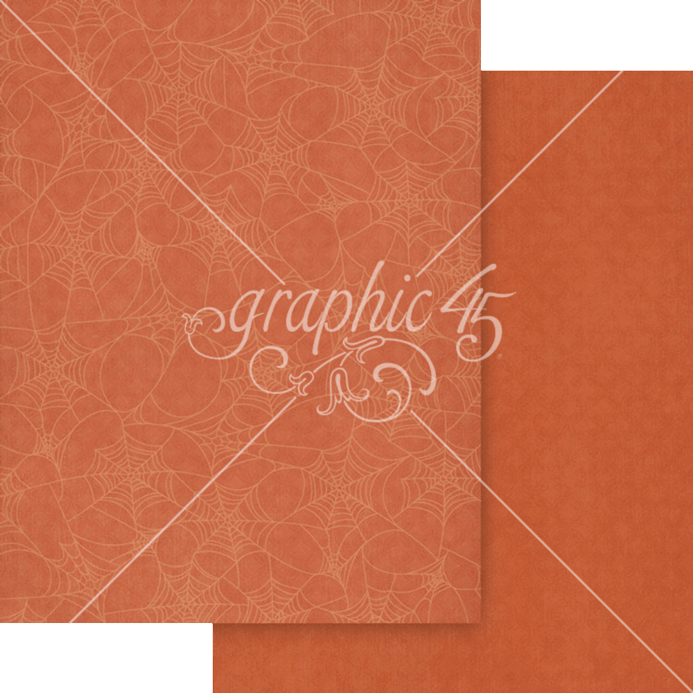 Graphic 45 - Ghostly Greetings - 8.5x11 Inch Patterns & Solids Pack