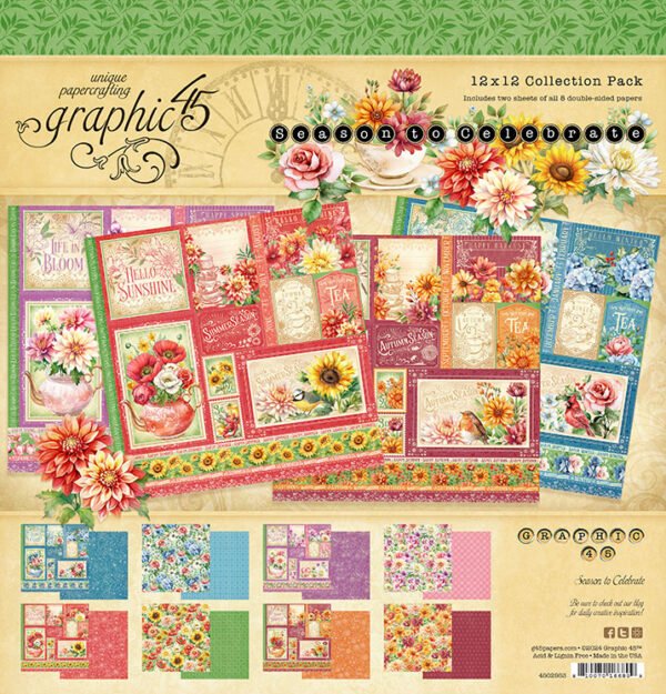 Graphic 45 - Season to Celebrate Bundle Pack - The Crafty Kiwi