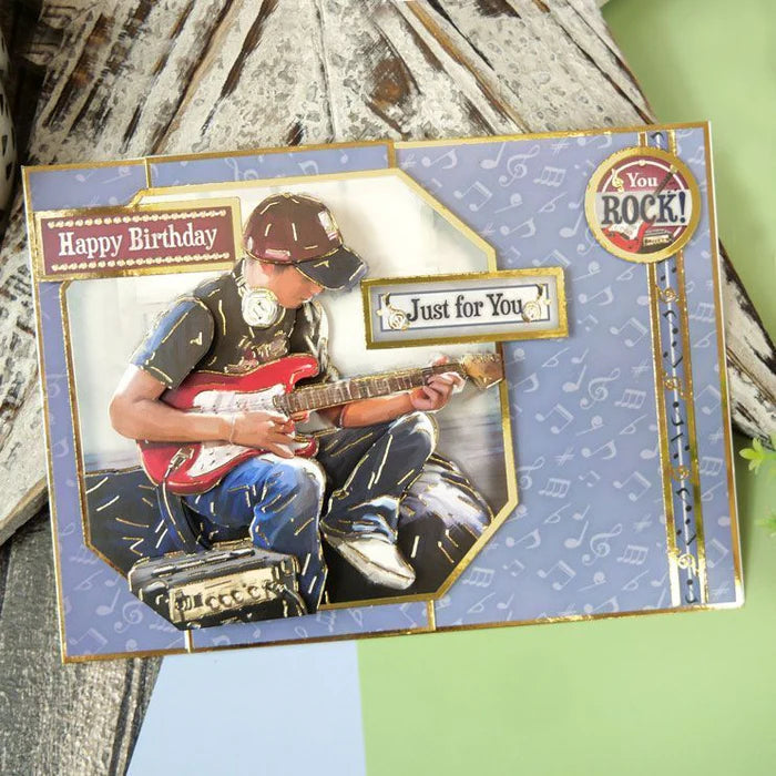 Hunkydory Crafts - 3D Decoupage Large Set - You Rock!