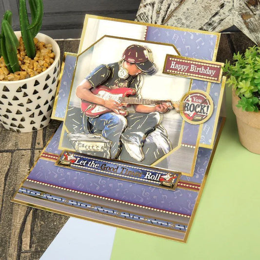 Hunkydory Crafts - 3D Decoupage Large Set - You Rock!
