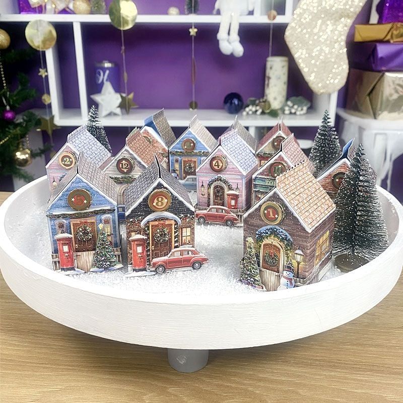 Hunkydory Crafts - Advent Village Project Kit - The Crafty Kiwi