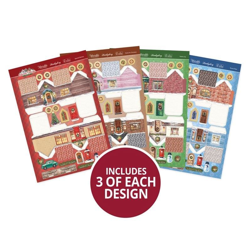 Hunkydory Crafts - Advent Village Project Kit - The Crafty Kiwi