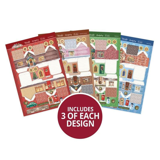Hunkydory Crafts - Advent Village Project Kit - The Crafty Kiwi