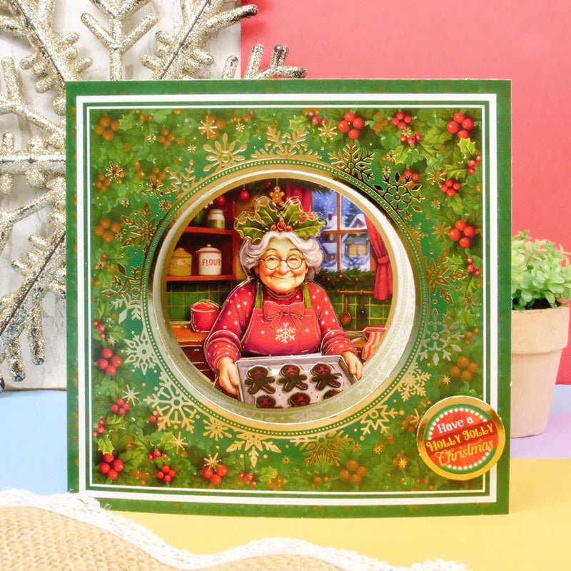 Hunkydory Crafts - Delightful Golden Oldies Festive Fun Decoupage Card Kit - The Crafty Kiwi