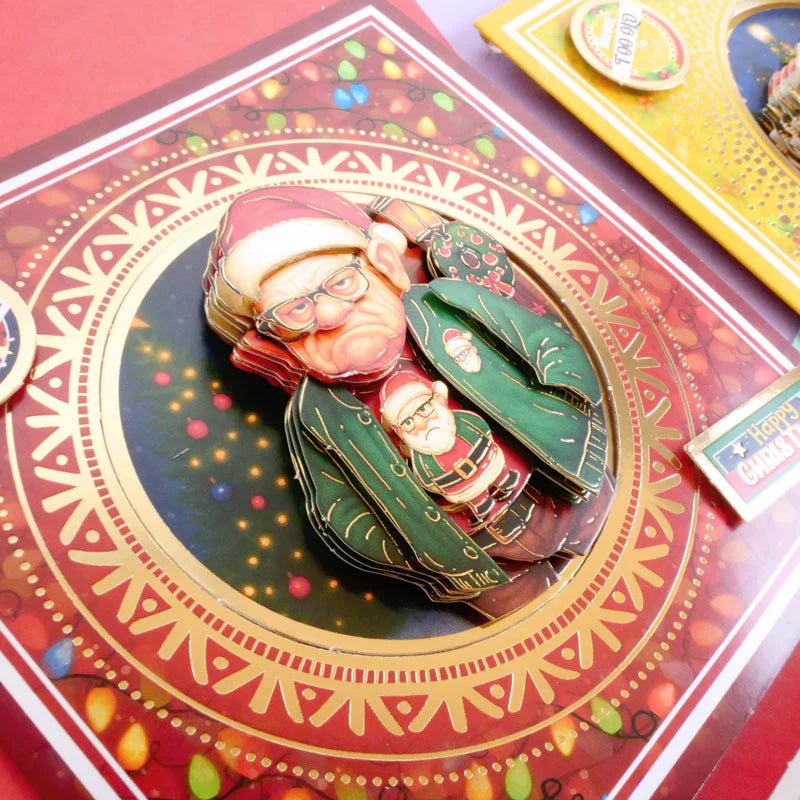 Hunkydory Crafts - Delightful Golden Oldies Festive Fun Decoupage Card Kit - The Crafty Kiwi