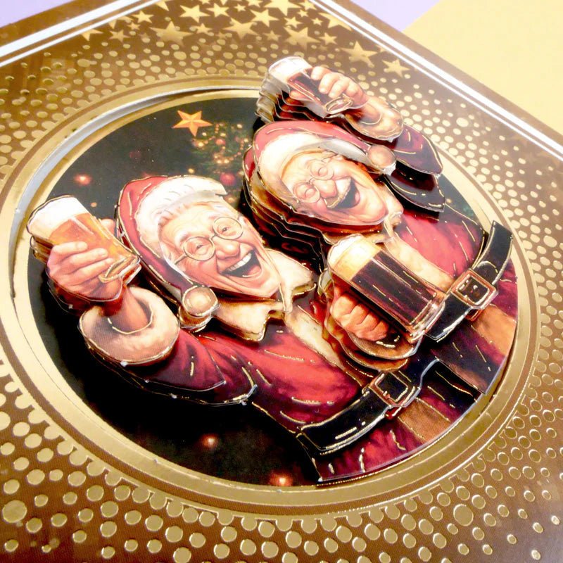 Hunkydory Crafts - Delightful Golden Oldies Festive Fun Decoupage Card Kit - The Crafty Kiwi