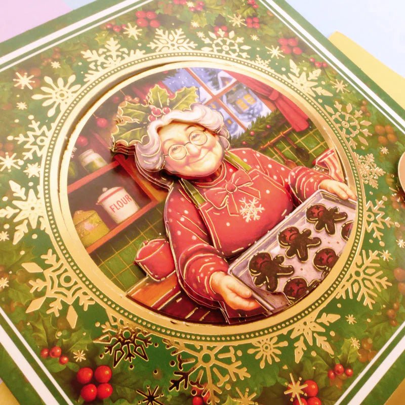 Hunkydory Crafts - Delightful Golden Oldies Festive Fun Decoupage Card Kit - The Crafty Kiwi