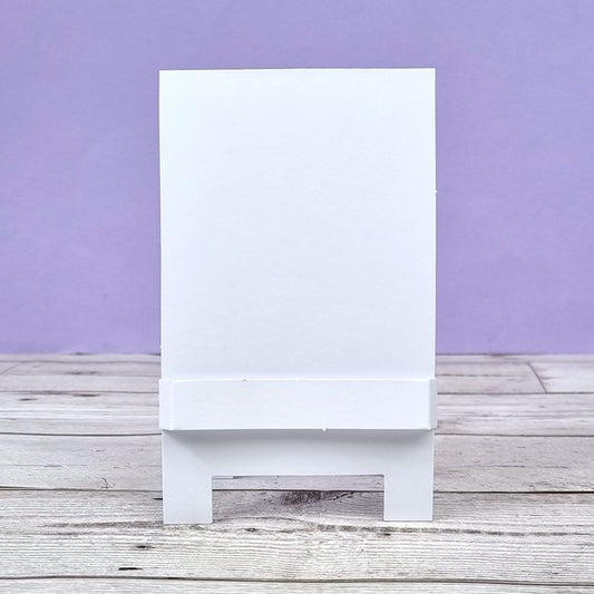 Hunkydory Crafts - Luxury Shaped Card Blanks & Envelopes - Easel (5/pack) - The Crafty Kiwi