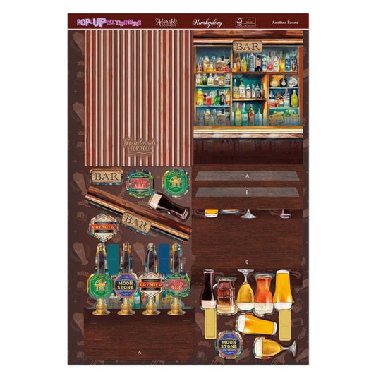 Hunkydory Crafts - Pop - Up Stepper Cards - Another Round - The Crafty Kiwi