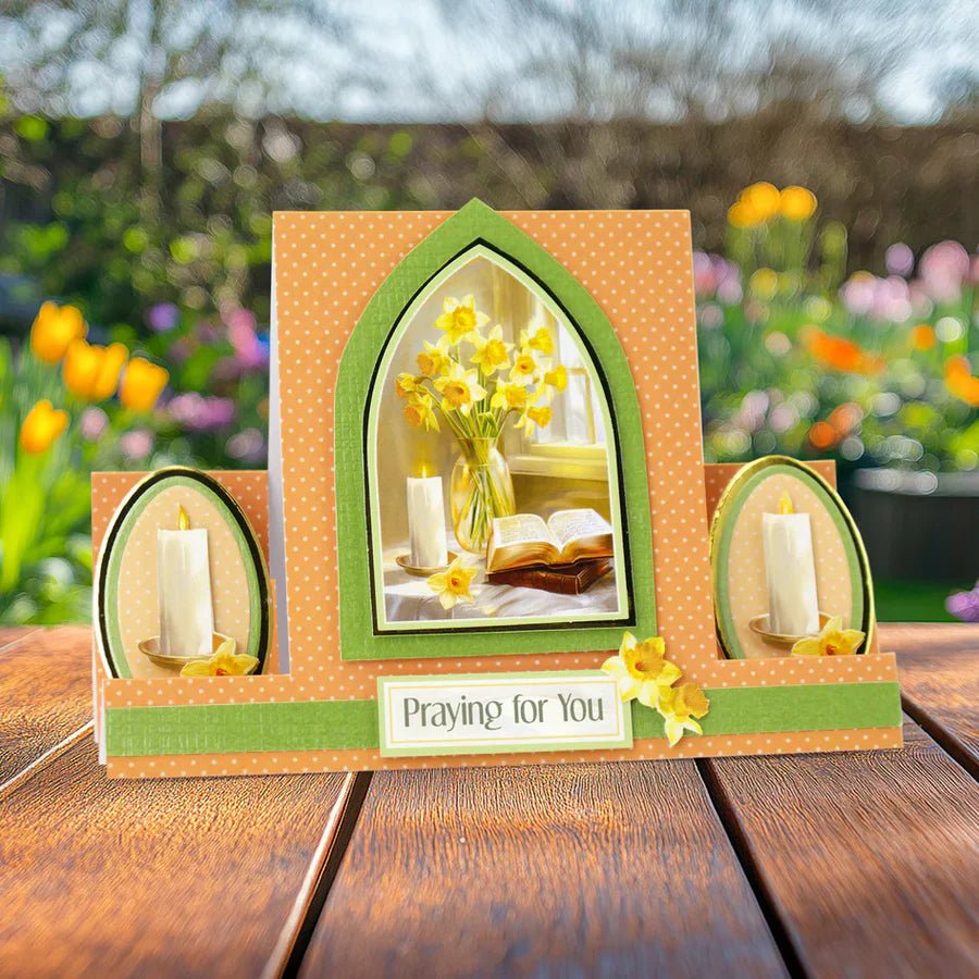 Katy Sue - 3D Die Cut Decoupage - Daffodil Window - The Crafty Kiwi