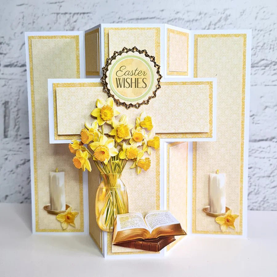 Katy Sue - 3D Die Cut Decoupage - Daffodil Window - The Crafty Kiwi