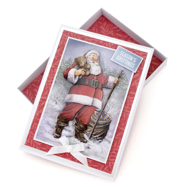 Katy Sue - 3D Die Cut Decoupage - Father Christmas (1/sheet) - The Crafty Kiwi