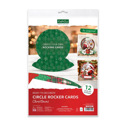Katy Sue - Christmas Circle Rocker Cards (6/pack) - The Crafty Kiwi