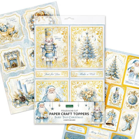 Katy Sue - Fairy Tale Christmas Die Cut & Foiled Sentiment & Decorative Toppers - The Crafty Kiwi