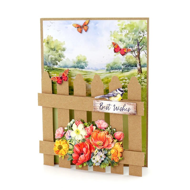 Katy Sue - Kraft 5x7 Picket Fence Cards & Envelopes (6/pack) - The Crafty Kiwi