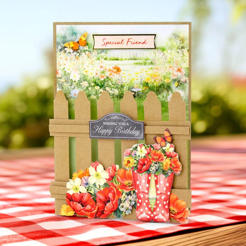 Katy Sue - Kraft 5x7 Picket Fence Cards & Envelopes (6/pack) - The Crafty Kiwi