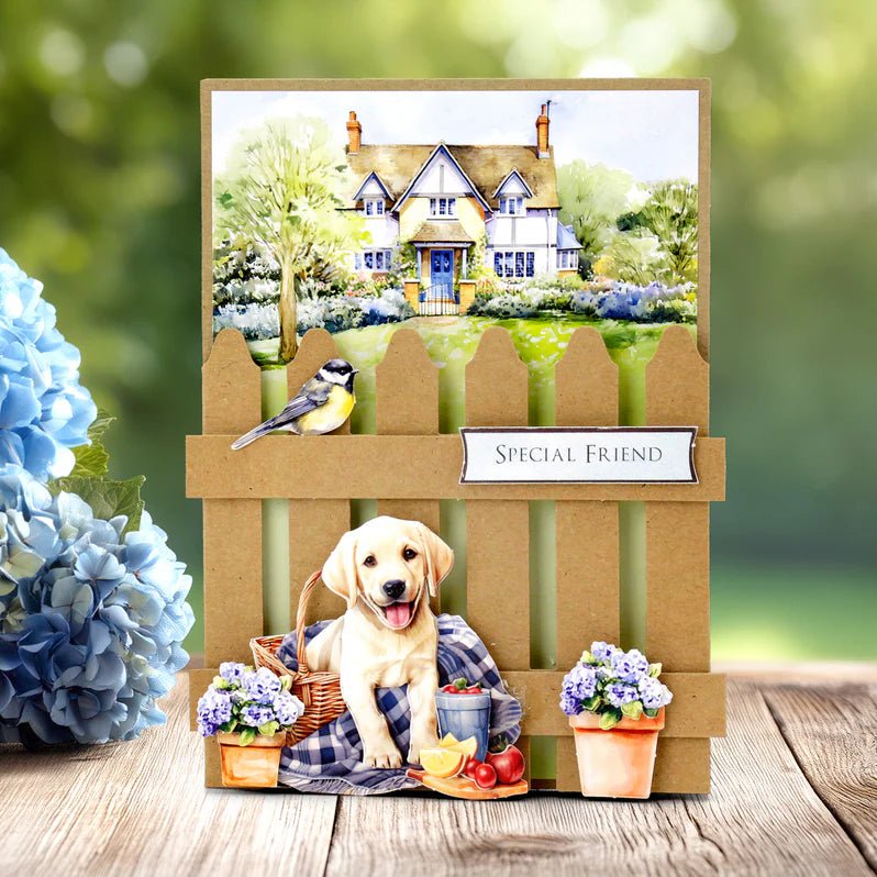 Katy Sue - Kraft 5x7 Picket Fence Cards & Envelopes (6/pack) - The Crafty Kiwi